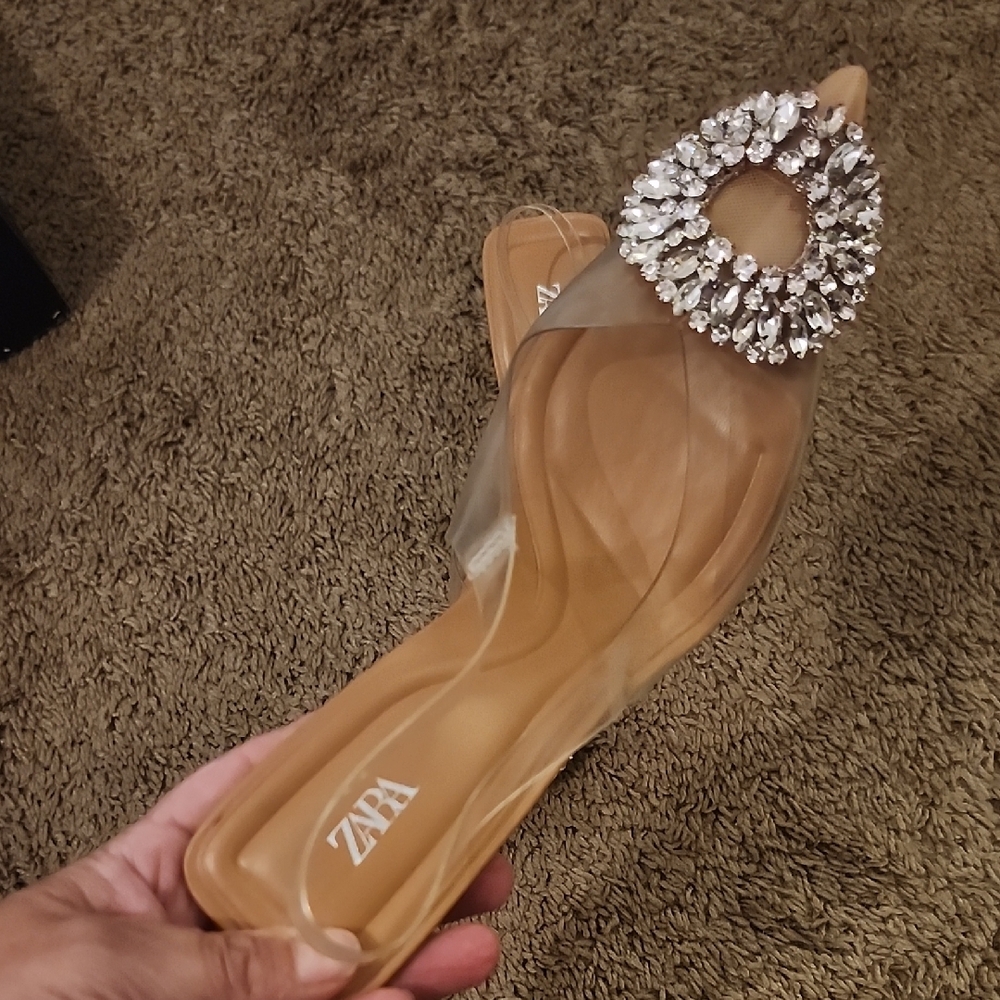 Zara Rhinestone Heels - Picture 4 of 6
